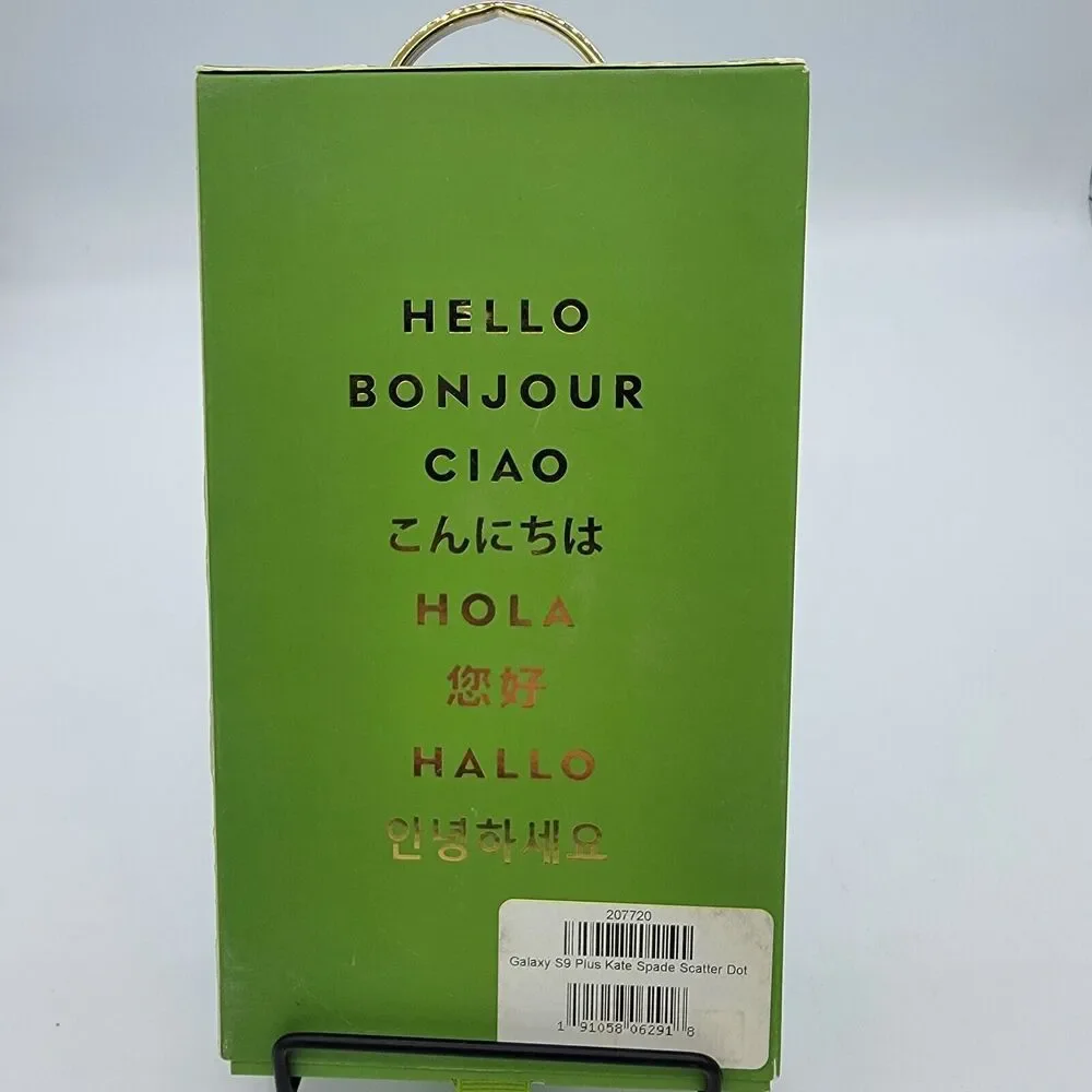 Kate Spade Protective Hardshell Case, for Galaxy  s9+, Dots Samsung Cellphone